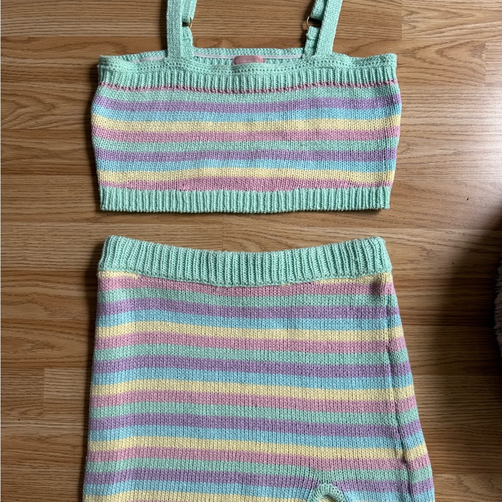 Show Me Your MuMu Striped 3 piece- Pastel Hues - Picture 3 of 12
